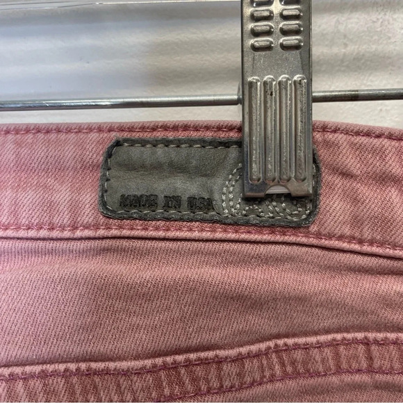 AG Stevie ankle jeans slim straight stonewashed pink - Picture 5 of 6